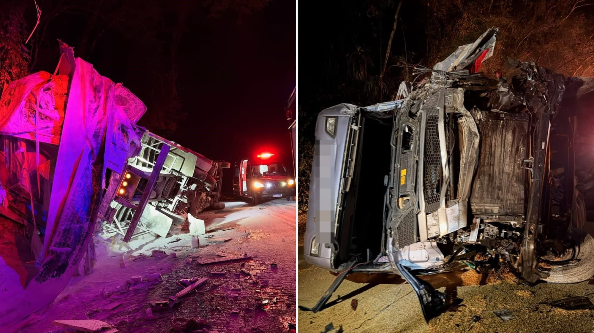 Caminhoneiro escapa ileso de grave acidente na BR-158 e relata sinais de embriaguez de outro motorista