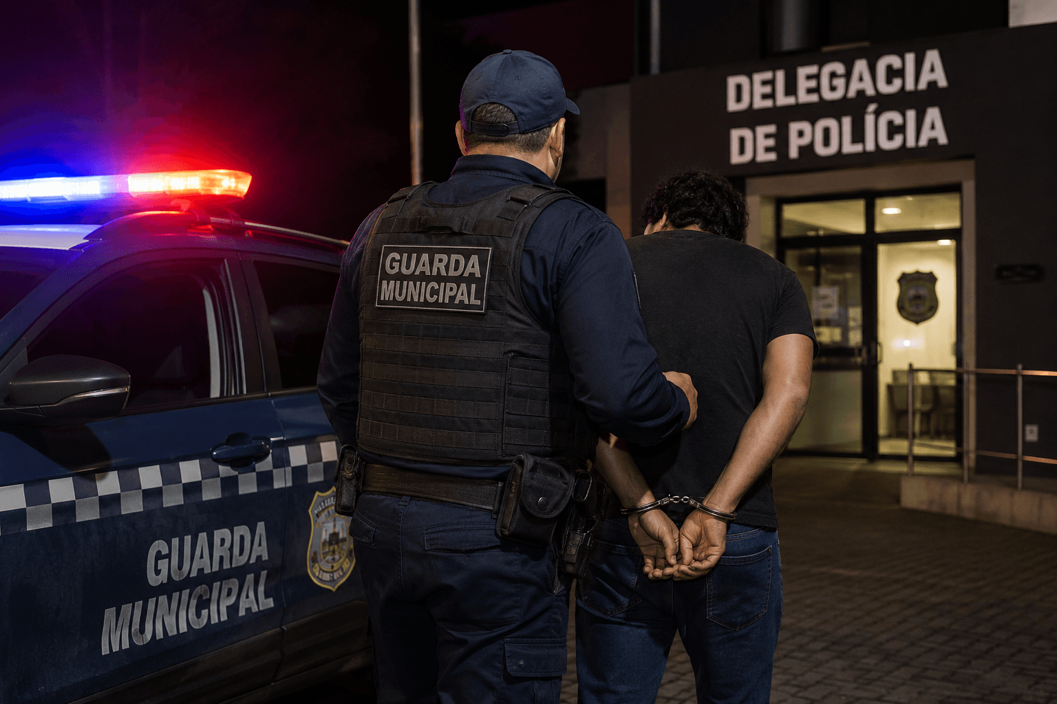 Queria ser preso, levou um “não”, agrediu um guarda e acabou na cadeia