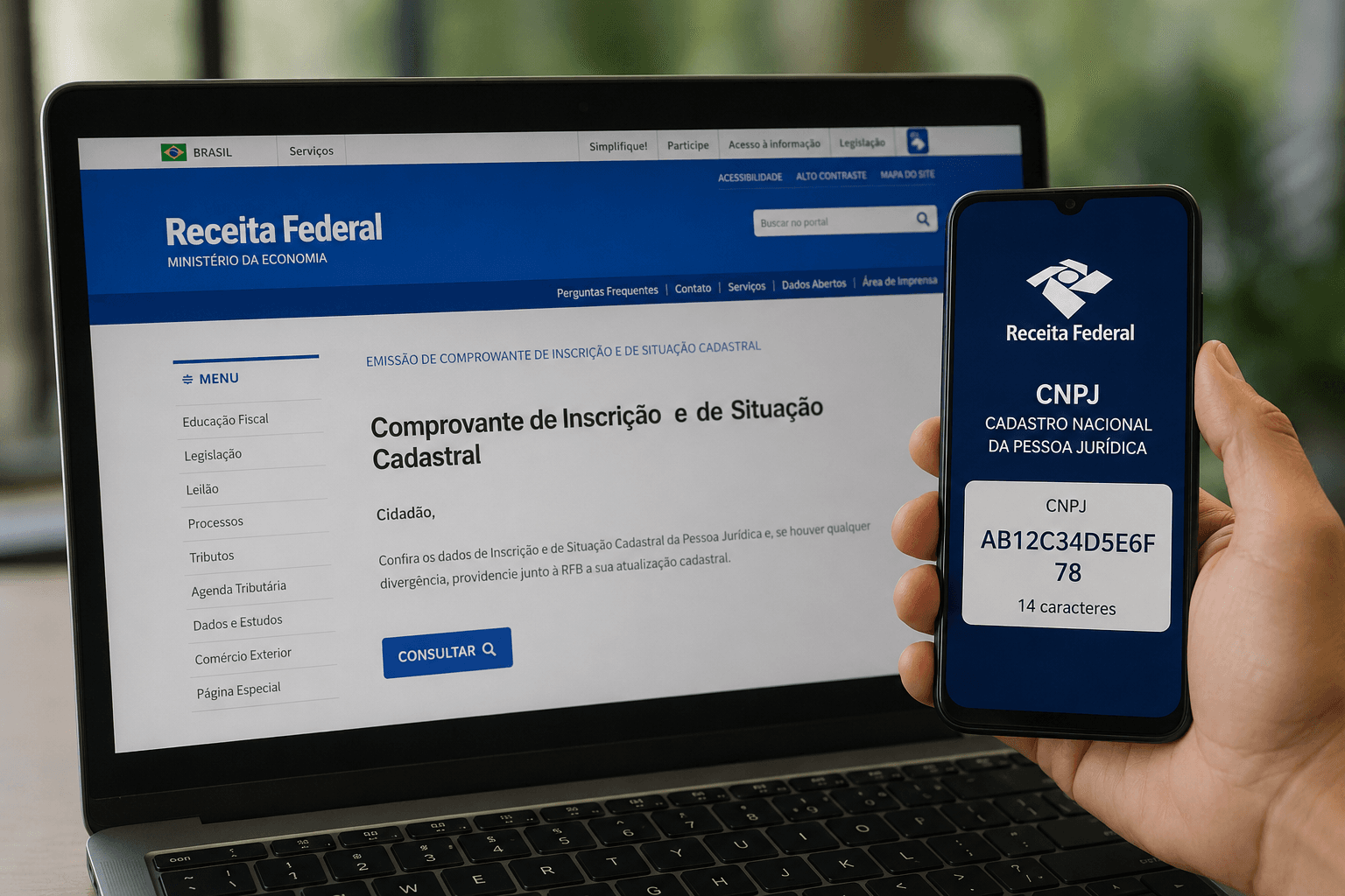 Receita Federal passa a emitir CNPJ com letras e números a partir de 31 de julho