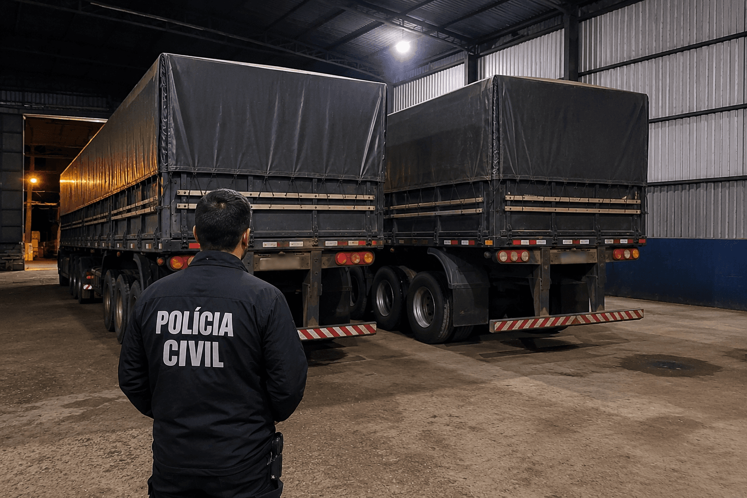 Carretas furtadas avaliadas em R$ 600 mil são recuperadas pela Polícia Civil em SC