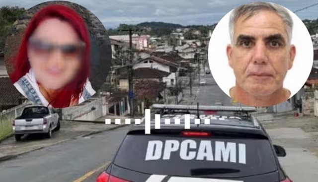 Ex que matou técnica de enfermagem na frente dos filhos é preso três dias depois em Araquari