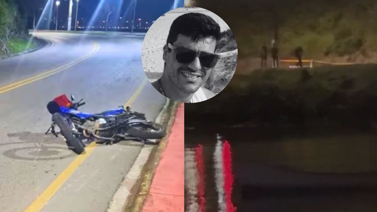 Identificado o motociclista que morreu após bater em poste na Avenida Governador Celso Ramos, em Porto Belo