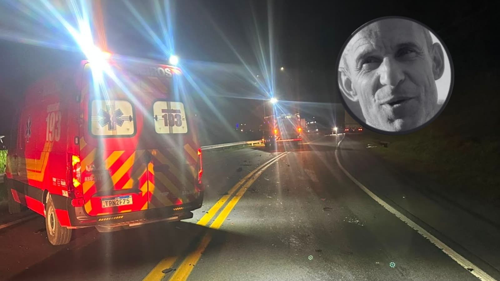 Identificado motociclista de 53 anos que morreu em colisão com caminhão na BR-470, em SC