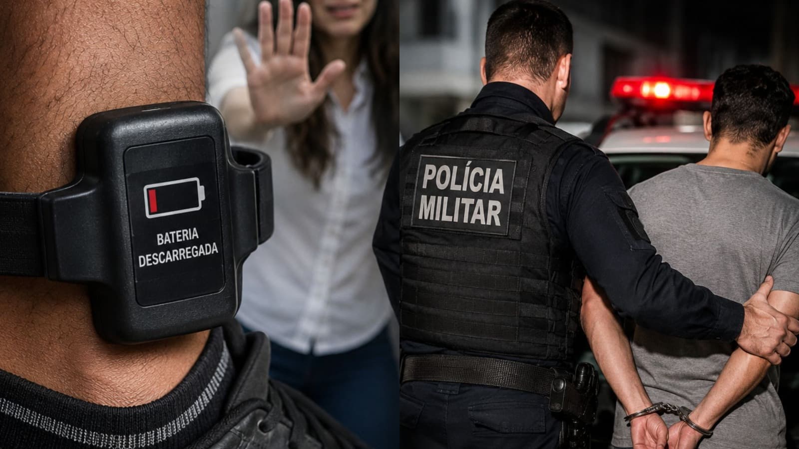 Jovem volta do trabalho a pé e é perseguida por homem com tornozeleira descarregada em SC