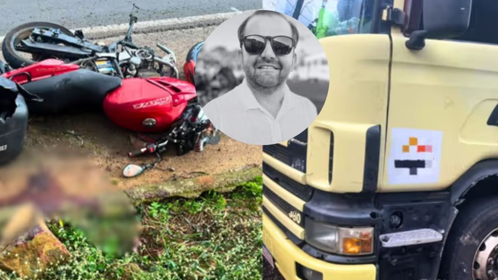 Técnico de enfermagem morre ao colidir moto com carreta em ultrapassagem proibida em SC