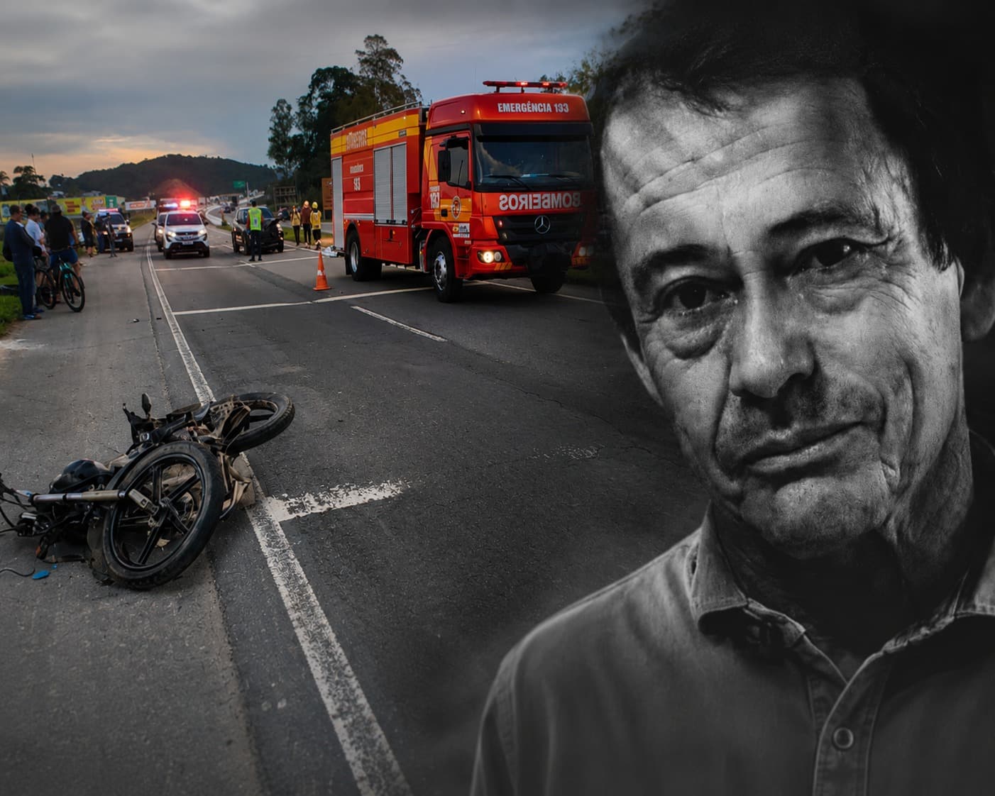 “Um amigo queridão”: morte de motociclista na BR-470 comove moradores de SC