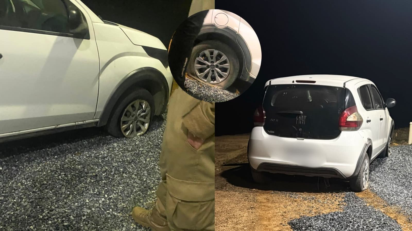 Ladrão rouba carro de aplicativo, foge e tenta atropelar policial durante perseguição em SC