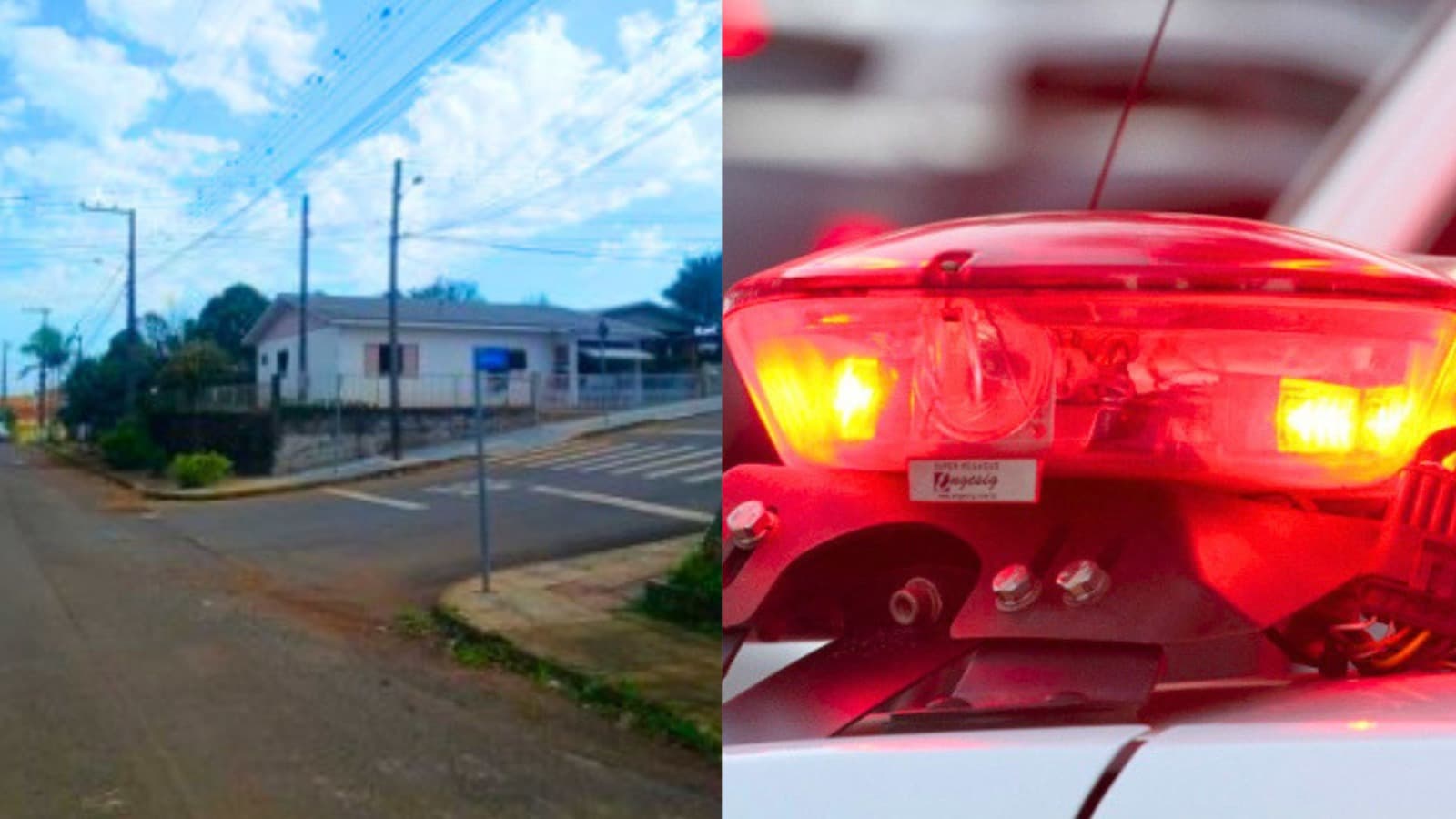Não deu tempo de frear: menina de 11 anos é atropelada em cruzamento de SC