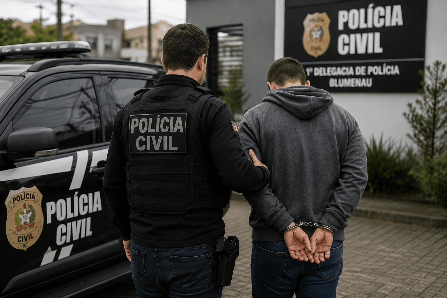 Polícia Civil prende estelionatário suspeito de aplicar golpes em Blumenau