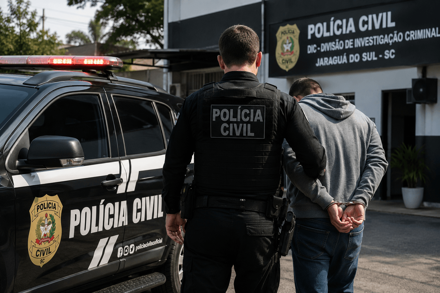 Homem que esfaqueou vizinho e voltou a ameaçar a vítima é preso em SC