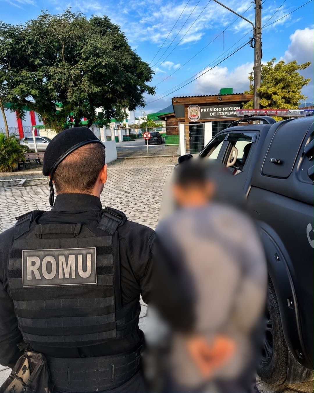 Procurado por tráfico de drogas é localizado e preso pela ROMU em Itapema