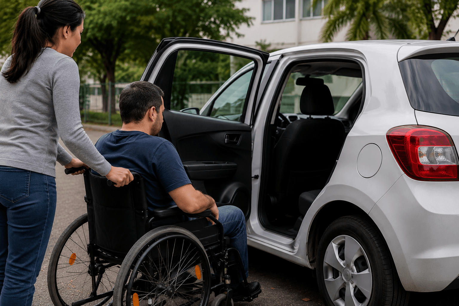 Paciente com deficiência garante na Justiça direito a transporte individual para tratamento