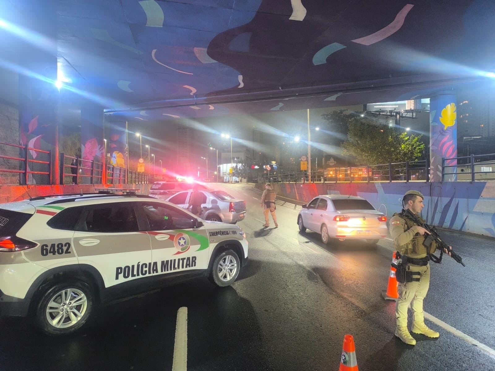 PM reforça policiamento com Operação Força Total em Balneário Camboriú