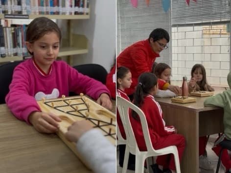 Tijucas recebe oficinas gratuitas com jogos africanos adaptados para pessoas com deficiência visual