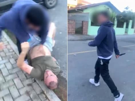 “Preta safada”: homem relata ter sido esfaqueado por vizinho ao defender esposa de ofensas racistas