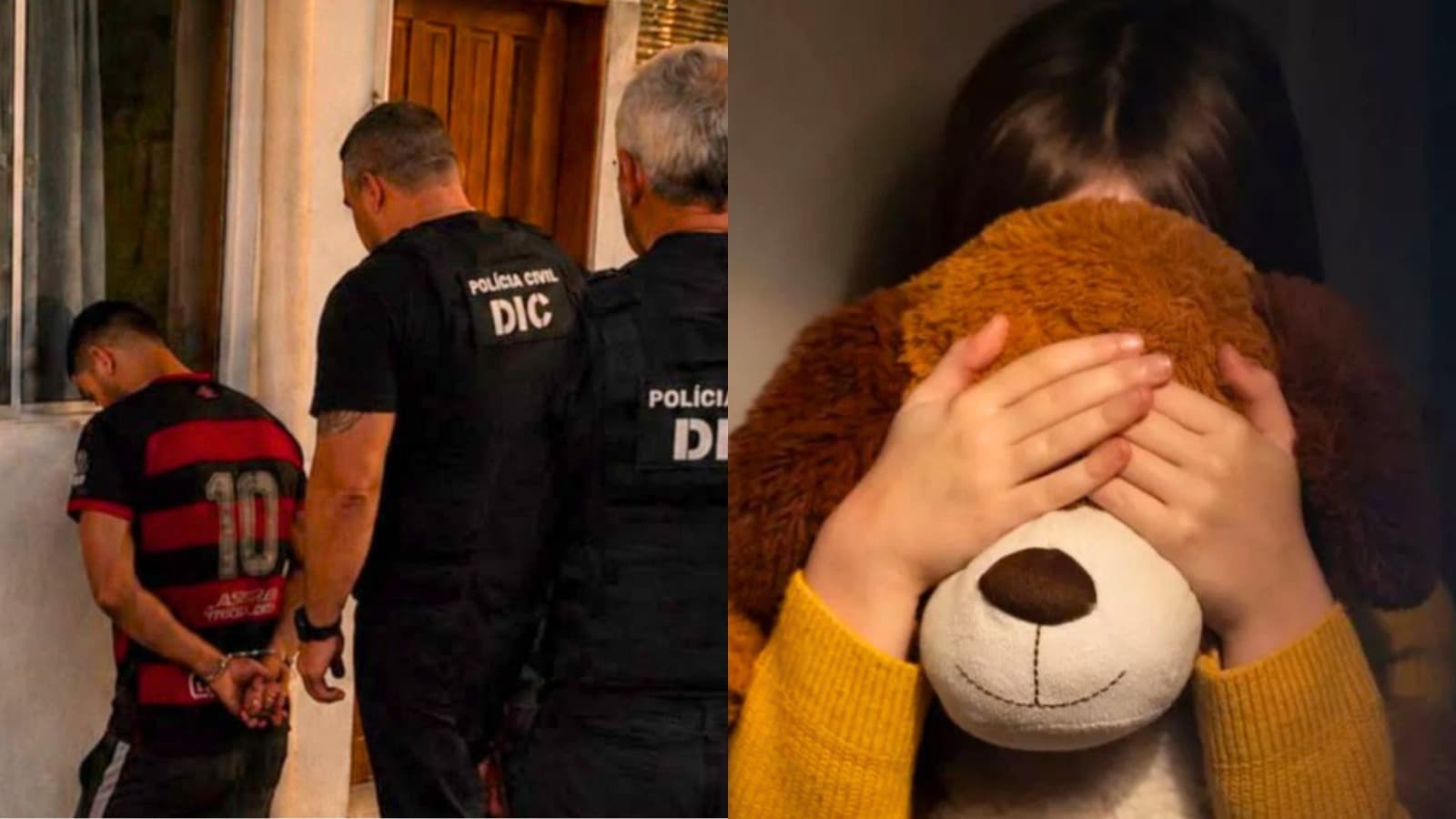 Para estuprar a própria filha de 8 anos, “pai” dopava esposa cega no Norte de SC; foragido desde julho é preso