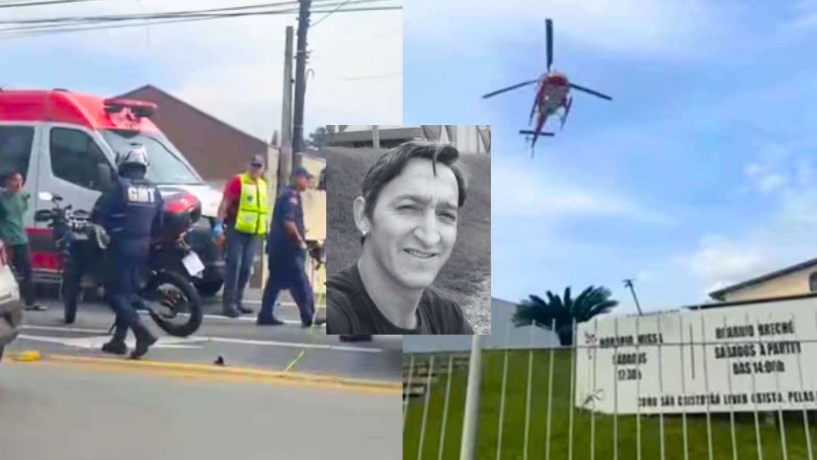 Motociclista morre a caminho da casa do irmão após bater contra poste em Blumenau; corpo será velado no Paraná