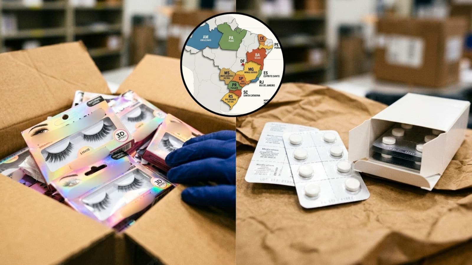 Cílios e remédio abortivo: a entrega “inocente” interceptada nos Correios de SC que abastecia 12 estados e DF