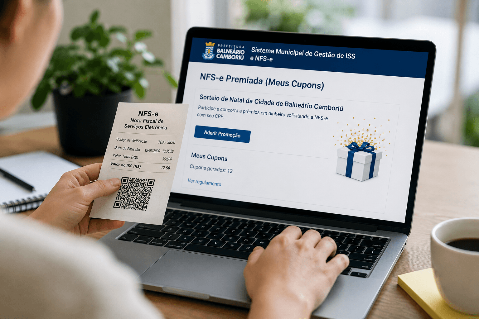 Nota Premiada BC abre cadastro com R$ 100 mil em prêmios no Sorteio de Natal