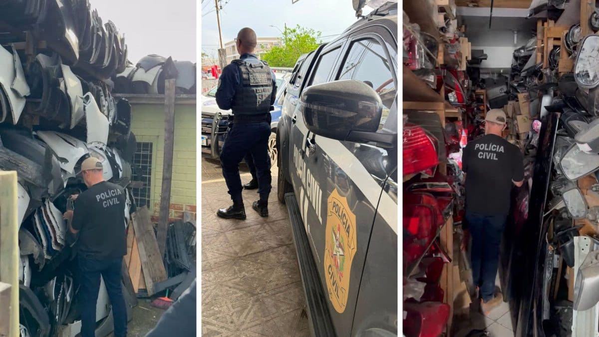 Empresário é preso em flagrante por vender peças de veículos roubados durante operação da Polícia Civil