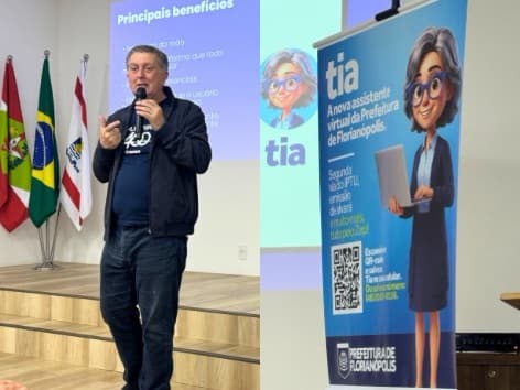 Prefeitura de Florianópolis lança Tia, atendente de IA que responde pelo WhatsApp em 3 segundos