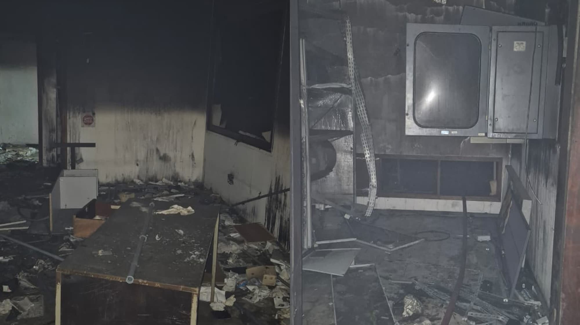 Incêndio atinge galpão abandonado e mobiliza bombeiros em Criciúma
