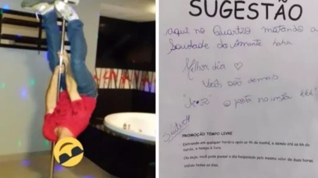Motel de SC rouba a cena com “diário do amor” inusitado: “saudade do amante”