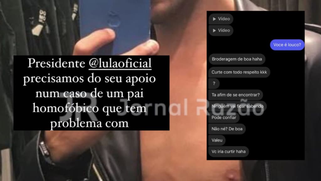 Professor que enviou vídeos sexuais para aluno pede ajuda a Lula e ameaça família