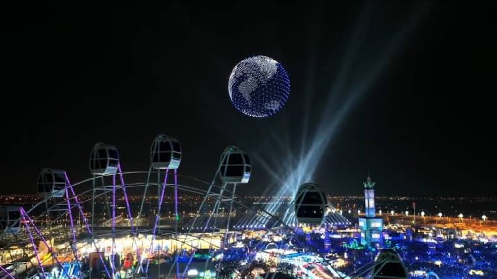 VÍDEO: Saiba como será o show dos drones em Balneário Camboriú no Réveillon