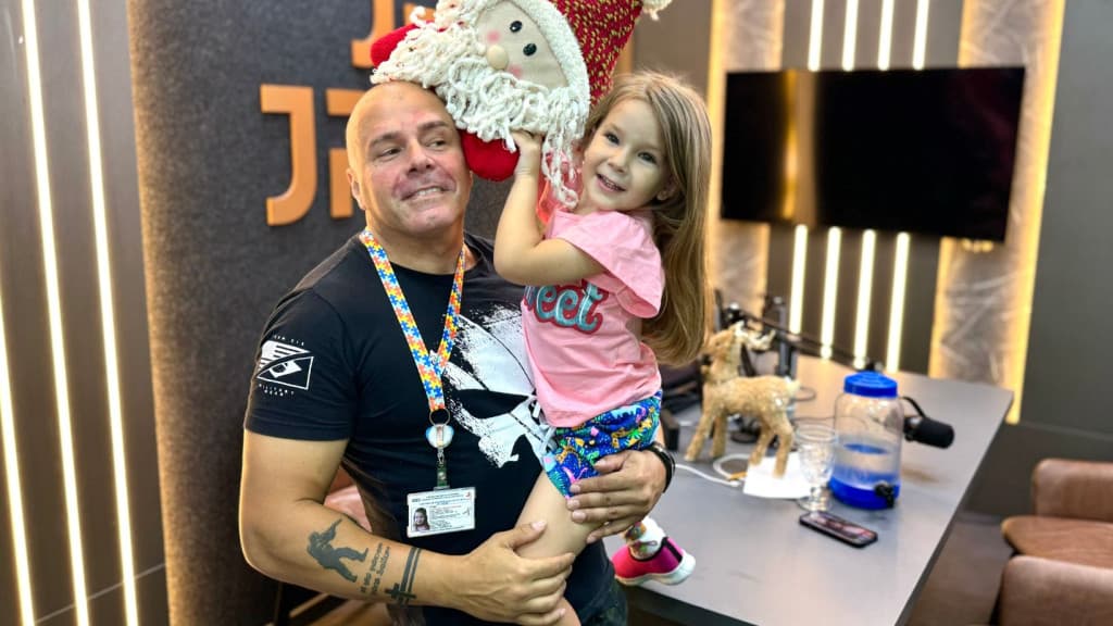 Pai de menina autista apresentará podcast no JR: “criando laços”