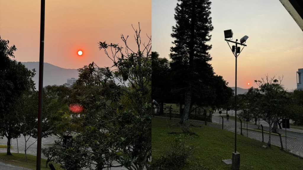 Perigo no ar: fumaça dos incêndios na Amazônia atinge Santa Catarina e ameaça a saúde