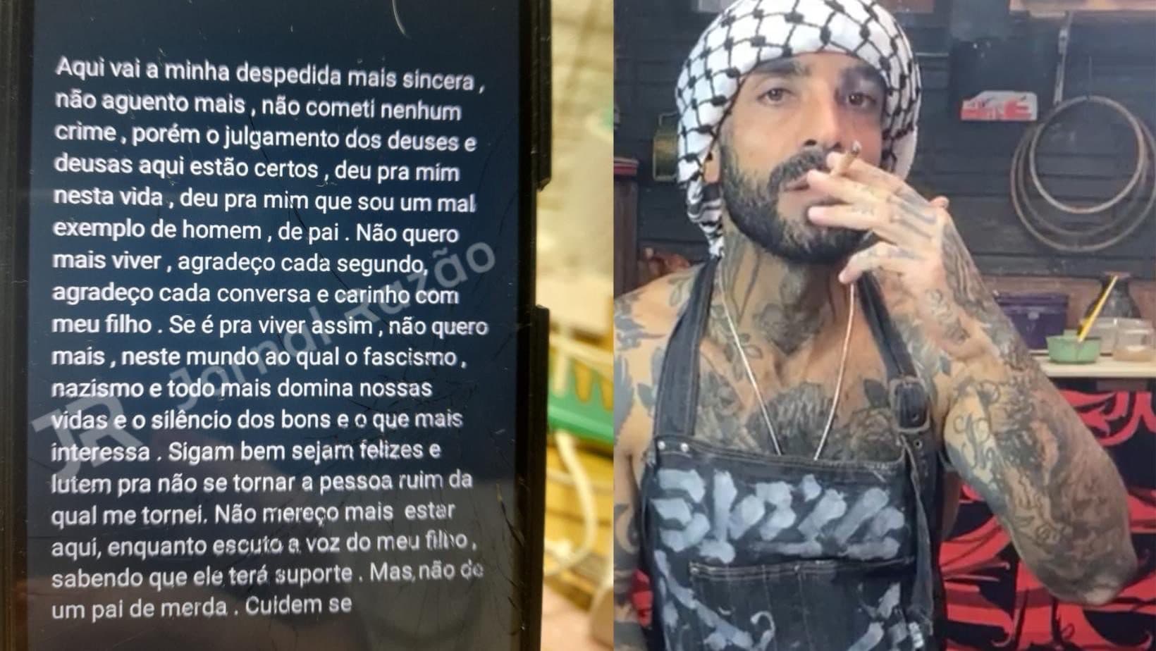 EXCLUSIVO: Pichador que chamou catarinenses de nazistas “desaparece” após mensagem misteriosa