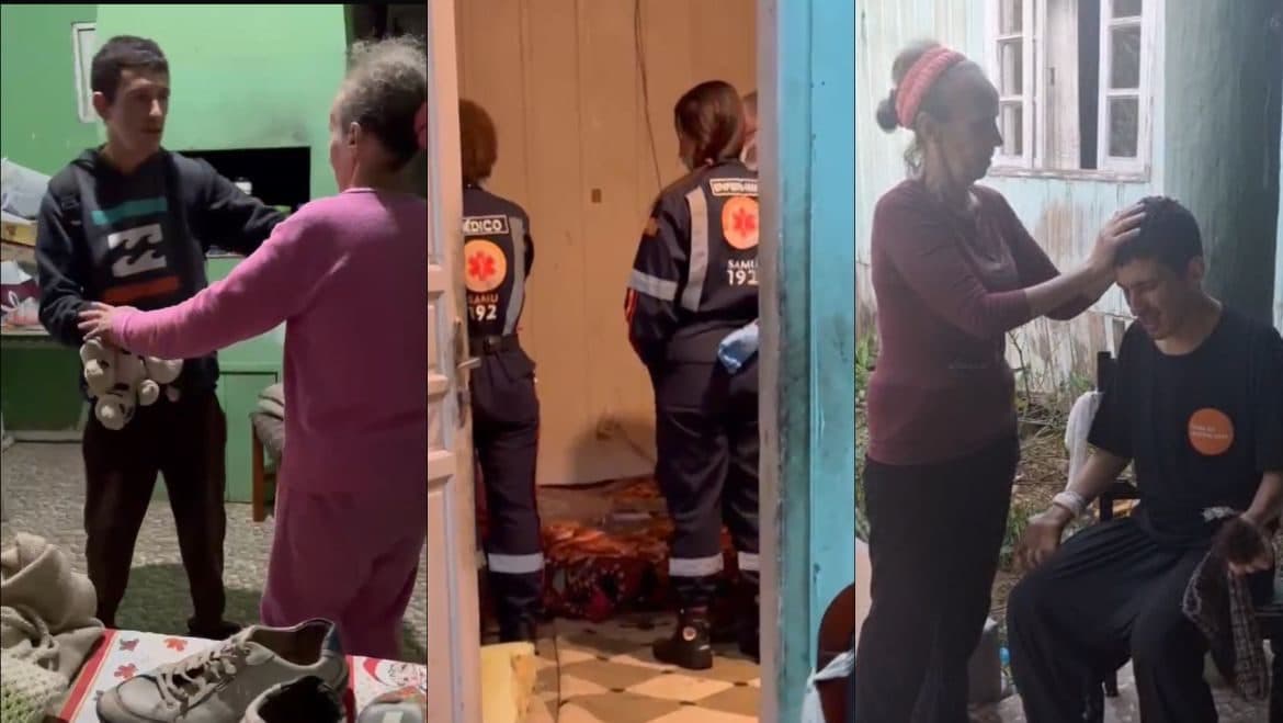 Mãe que precisou amarrar o próprio filho encontra alívio após anos de luta: “tomar café sem medo de apanhar”