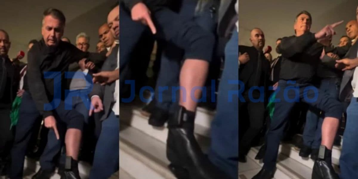 Bolsonaro desafia Moraes, mostra tornozeleira eletrônica e diz ser vítima de “uma covardia”