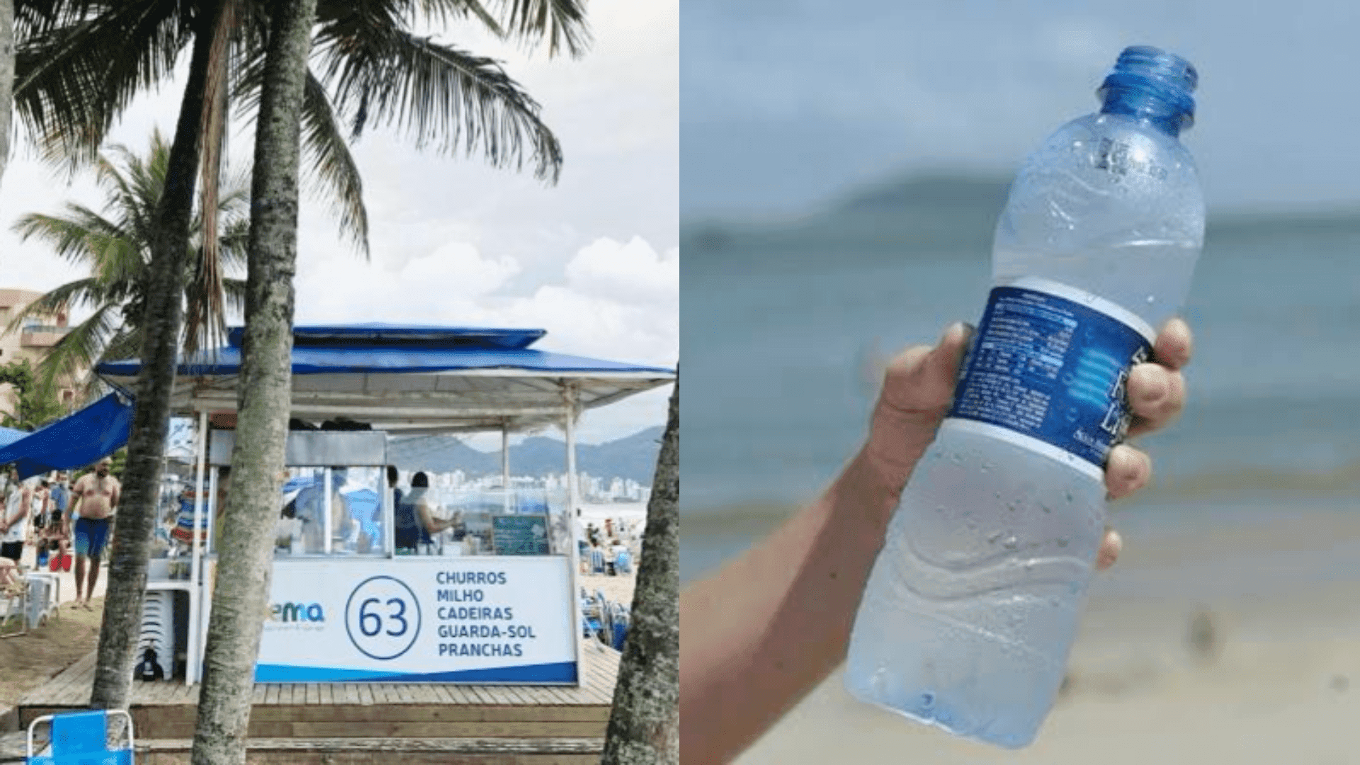 Lei em Itapema autoriza a venda de água na orla da praia