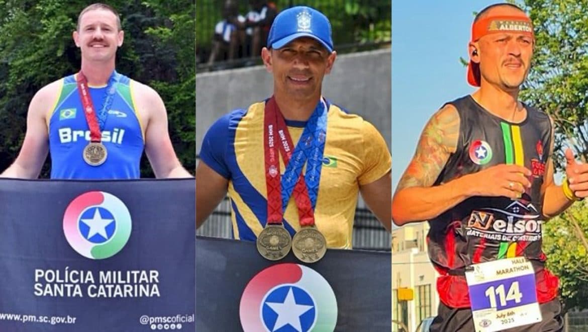 Policiais de SC fazem bonito nos EUA e garantem medalhas em campeonato global