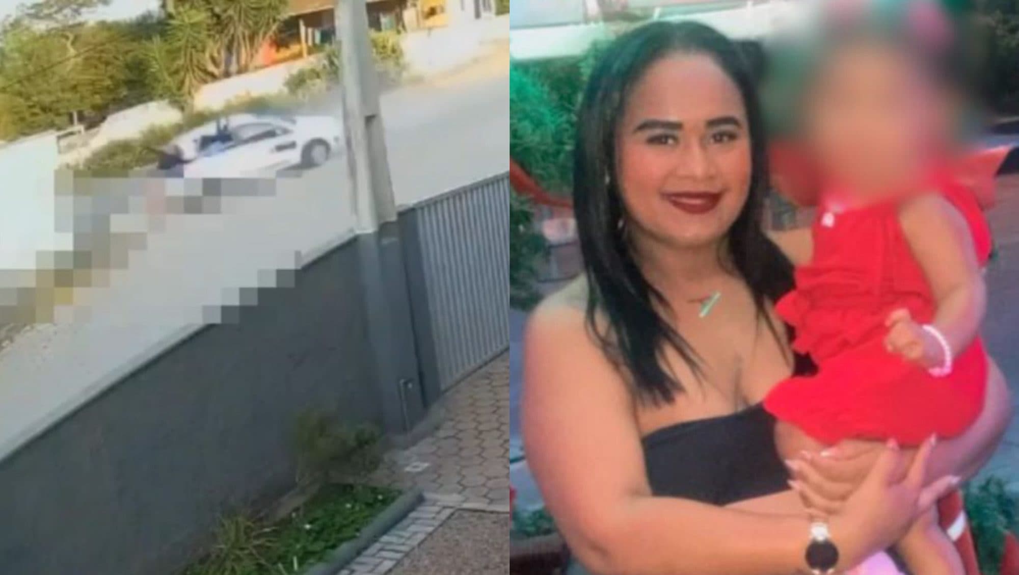 Imagens mostram momento em que mãe é atropelada e morre protegendo bebê de colo em SC
