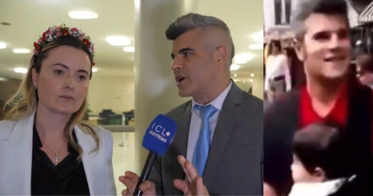 Jornalista que usou filho como escudo humano ataca deputada de SC e é desmascarado