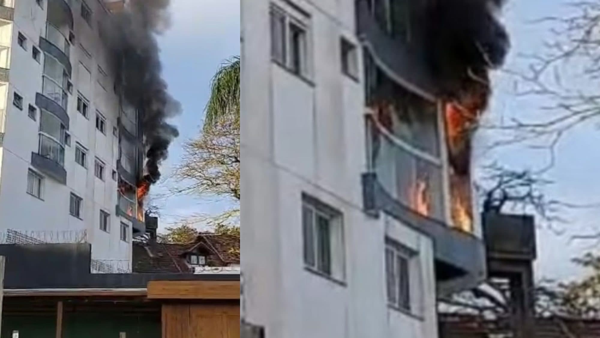 “Passou do ponto”: Incêndio em churrasqueira de apartamento mobiliza bombeiros em Florianópolis