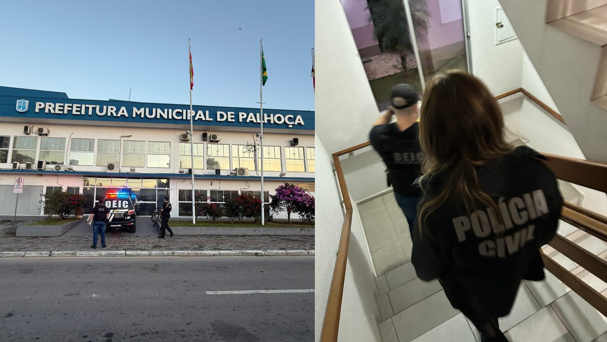 Polícia Civil cumpre mandados em operação que investiga fraude de R$ 7,2 milhões em Palhoça