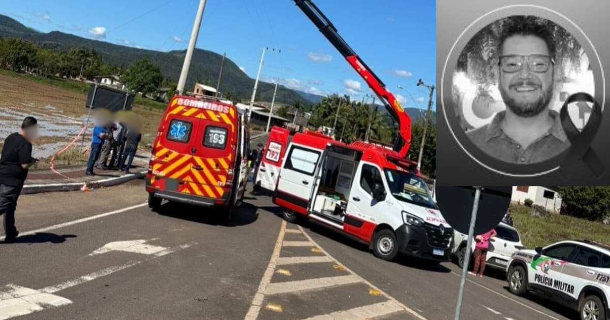 Trabalhador morre após cair de 12 metros durante manutenção elétrica em SC