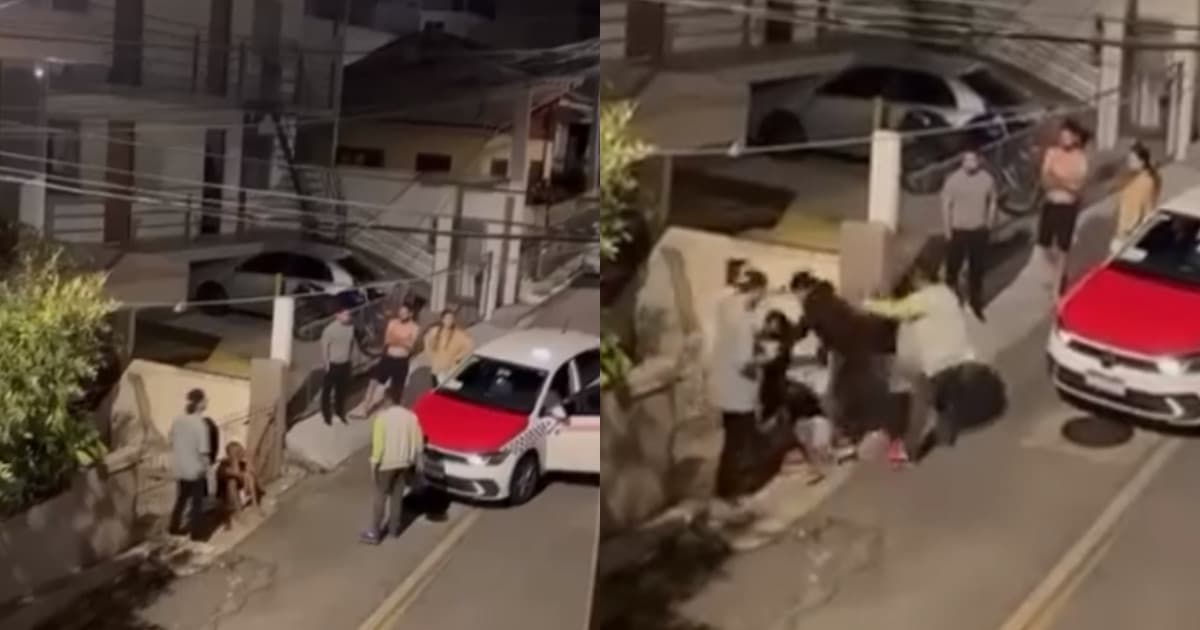 Revoltados, moradores agridem andarilho acusado de furto em Florianópolis
