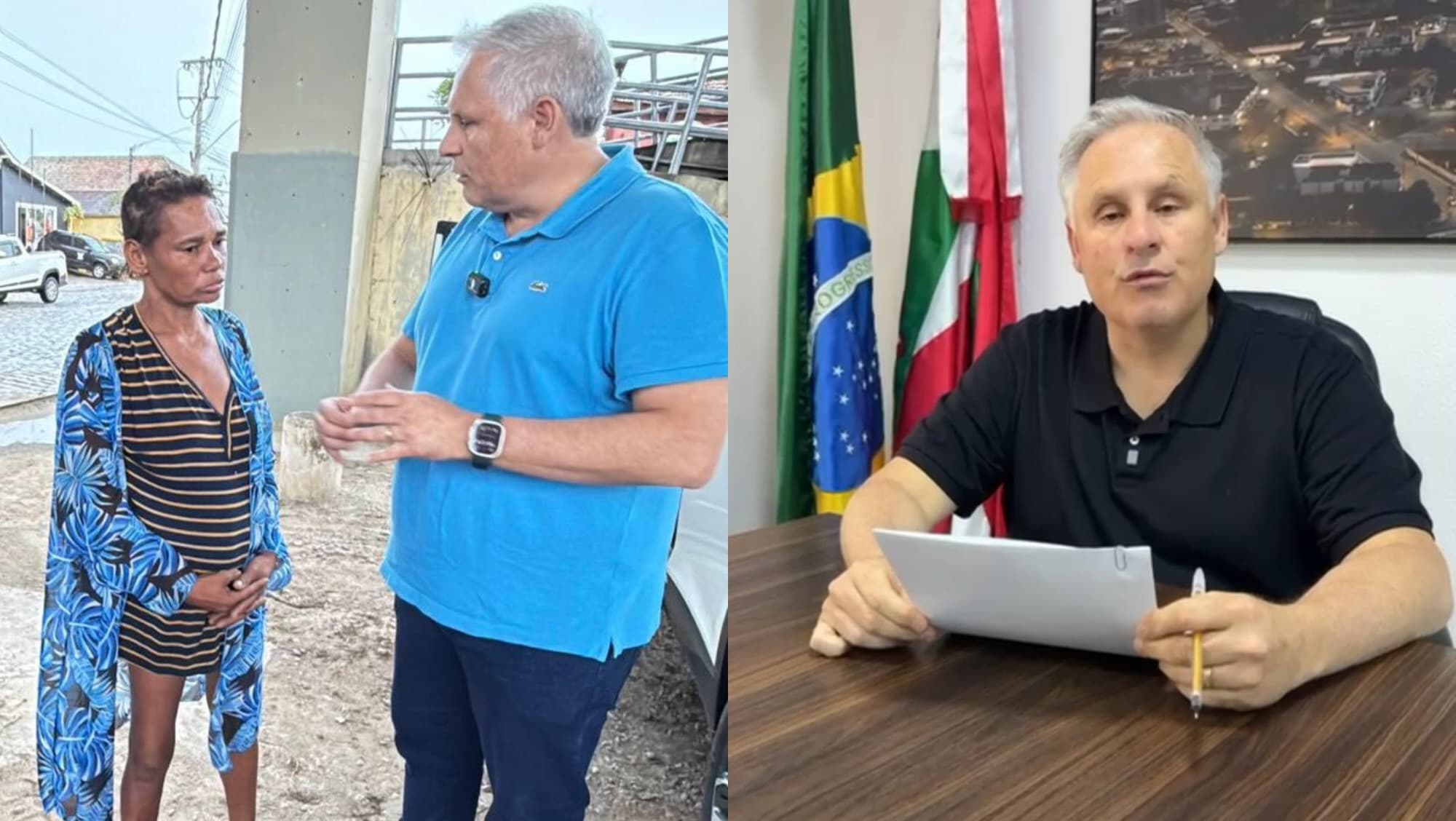 “Não adianta vir fugido pra Tijucas”: prefeito vai internar involuntariamente moradores de rua