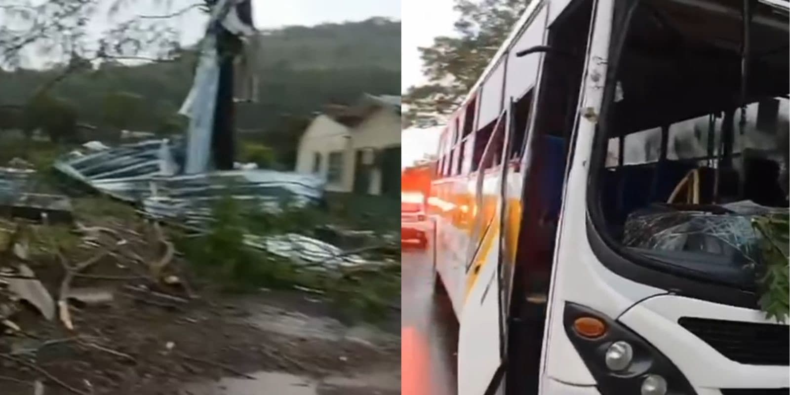 “Levou tudo, menos nossas crianças”: ciclone quase provoca tragédia em escola de SC