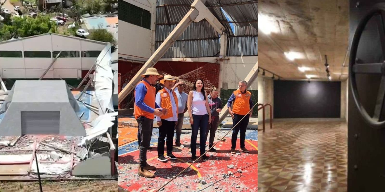 Tornados em SC: governador Jorginho Mello quer construir bunkers em escolas