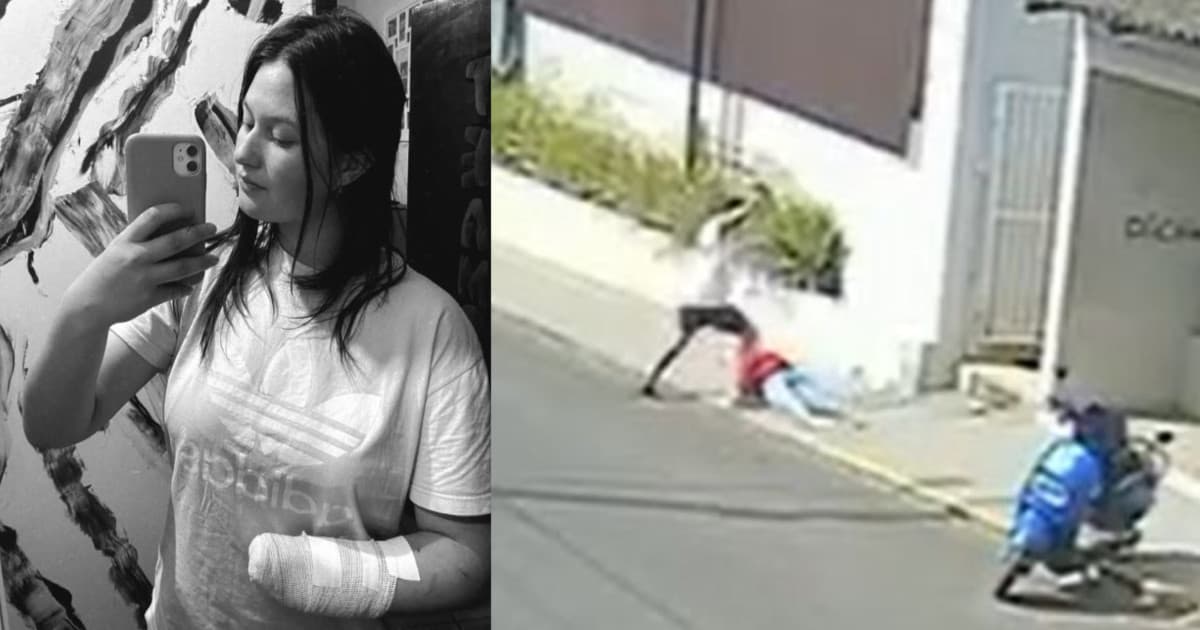 “Senhor, me deixa com a minha mão”: jovem atacada pelo ex com facão em SC faz desabafo emocionante