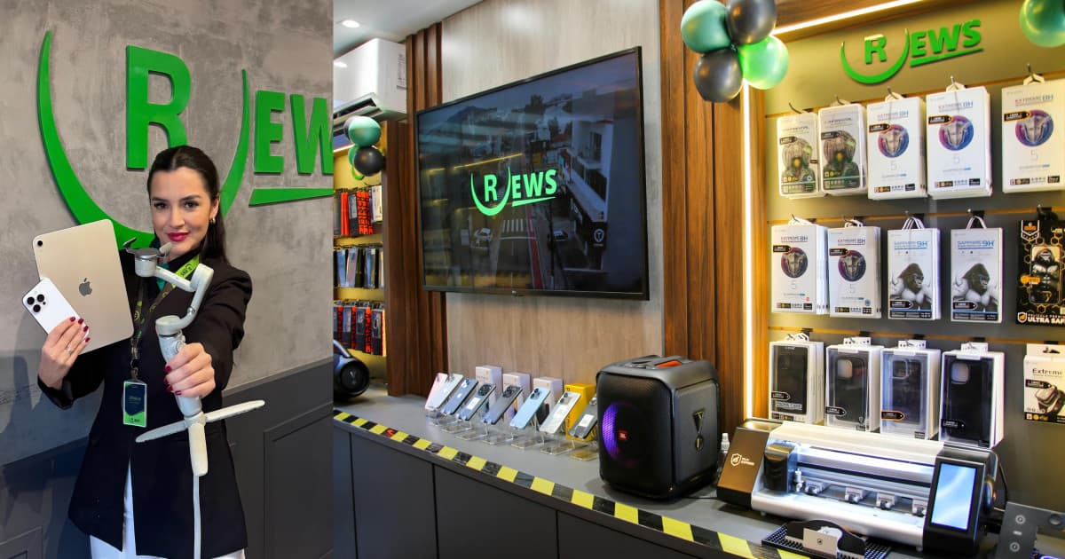 É hoje! Rews faz maior live da história com sorteios e toda loja com até 70% de desconto