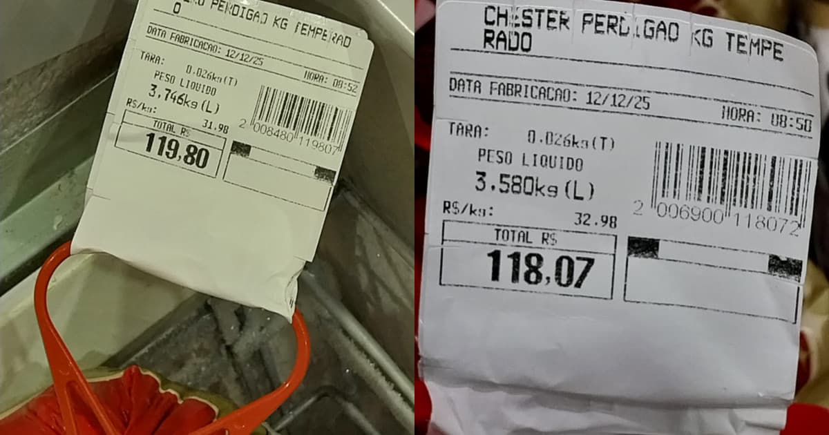Fiscalização de perus em Florianópolis descobre padrão curioso nos supermercados