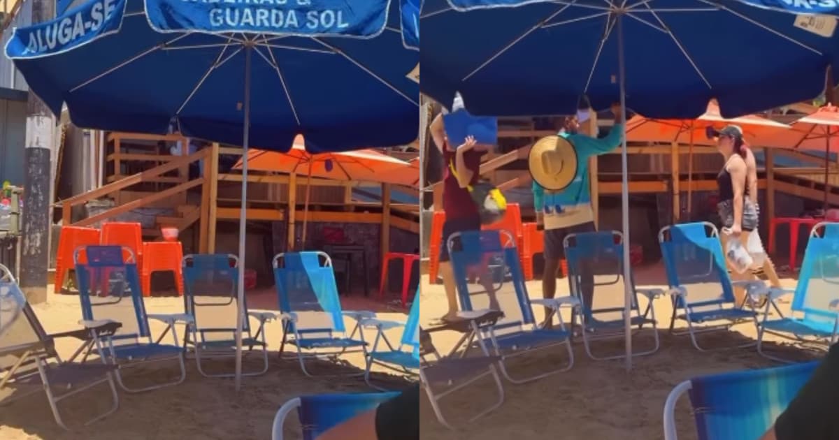 “200 por guarda-sol”: turistas se revoltam com cobrança e disputa por espaço em Balneário Camboriú