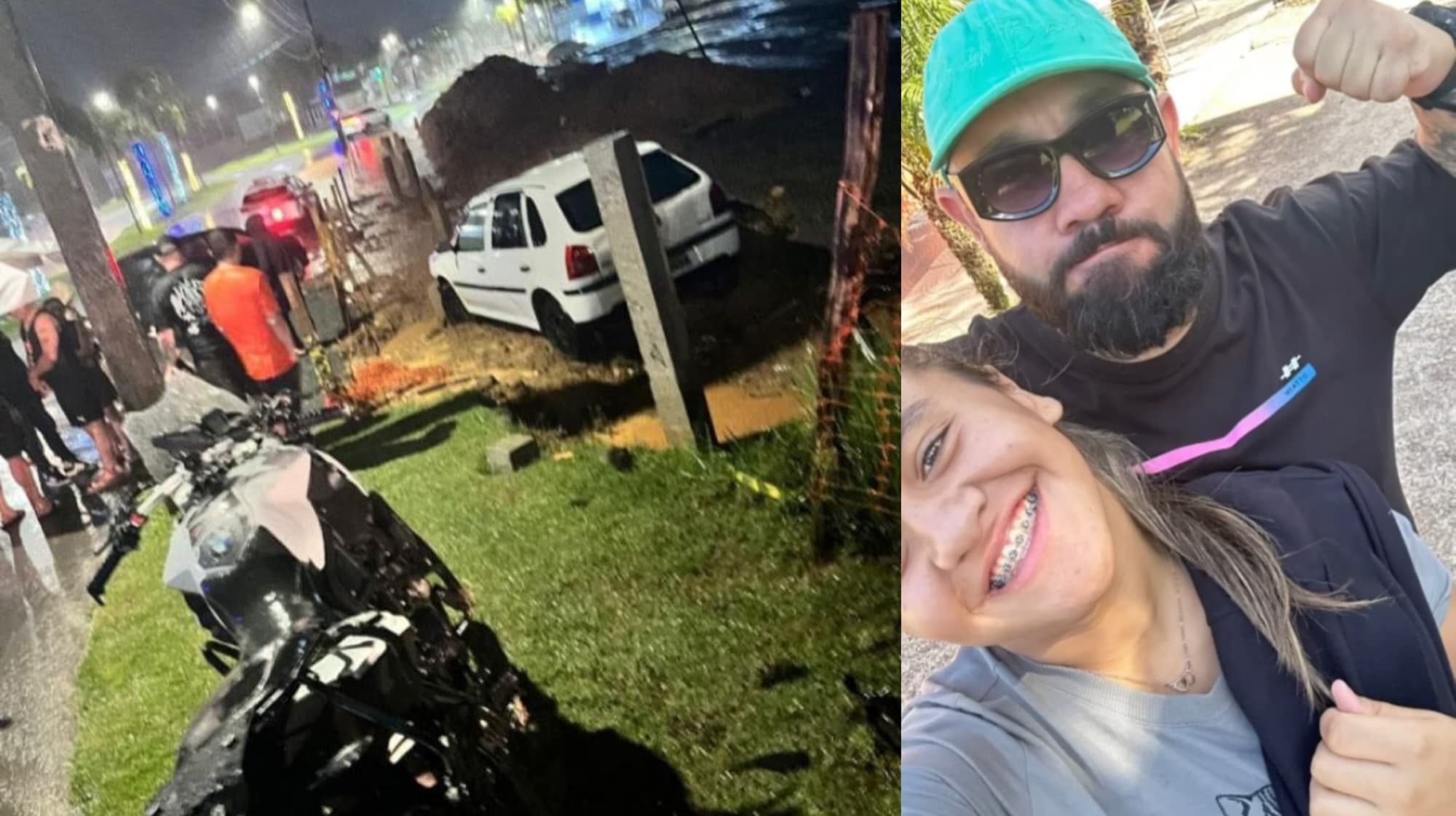 Mais uma tragédia anunciada: motorista bêbado atinge pai e filha em Itajaí